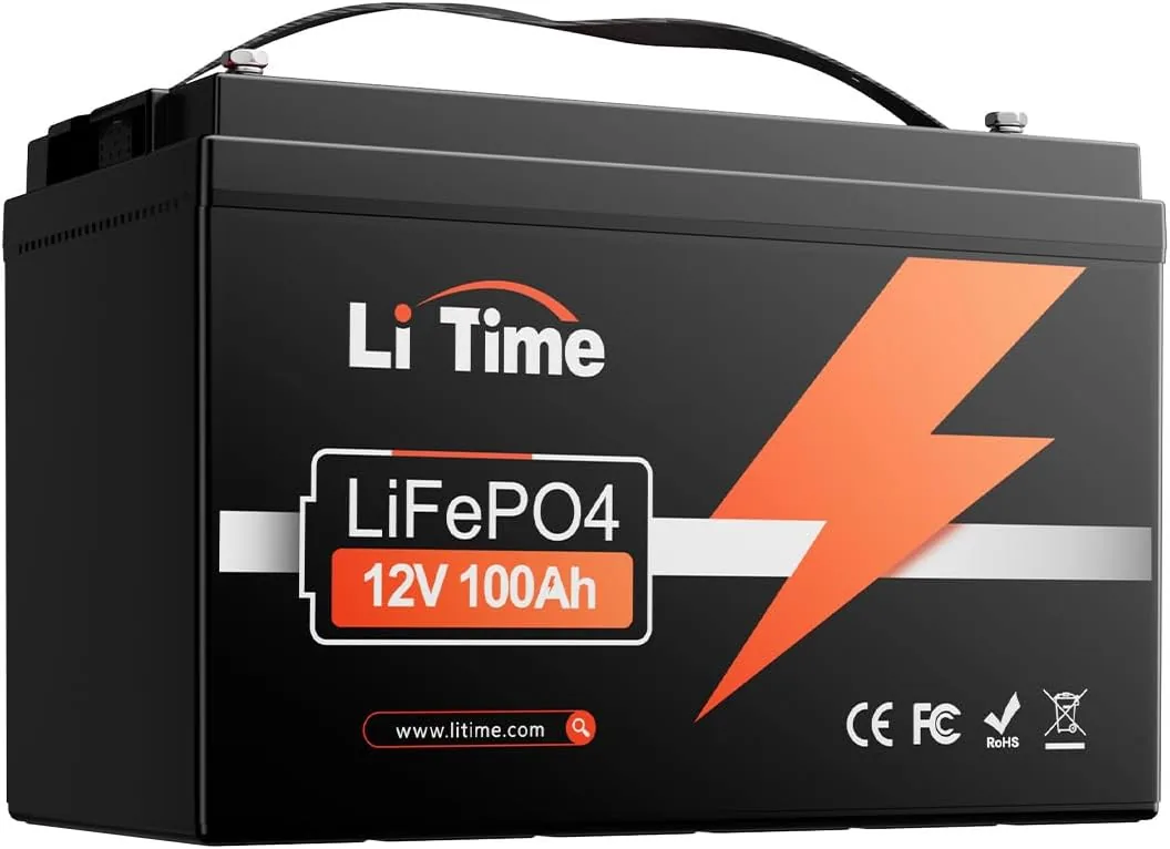 LiTime Batería LiFePO4 12V 100Ah