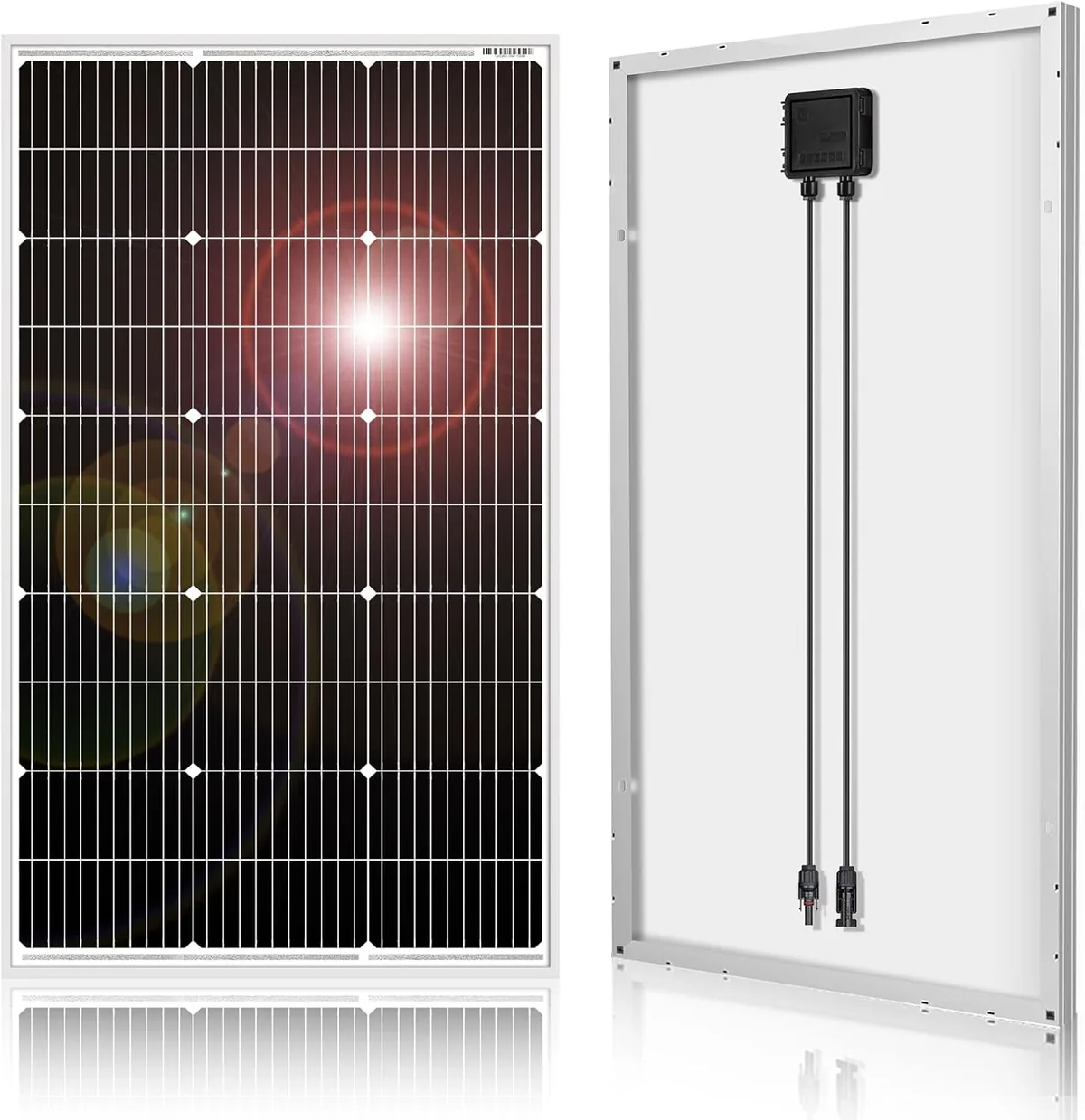DOKIO Panel Solar 100W 12V Monocristalino
